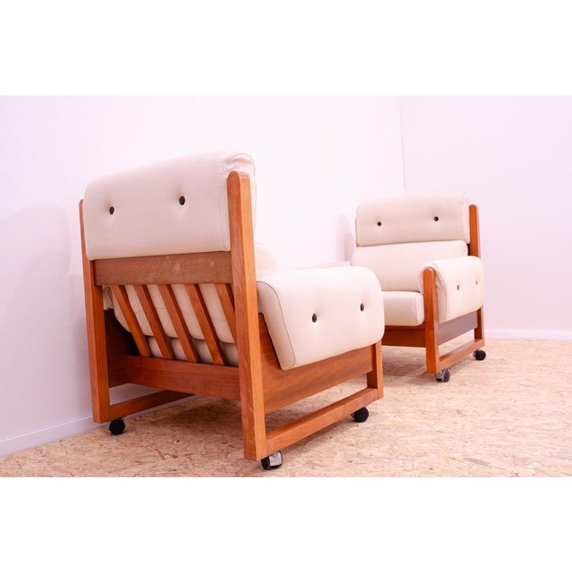 Set of Vintage Scandinavian Style Armchairs, 1970 For Sale - Image 13 of 18