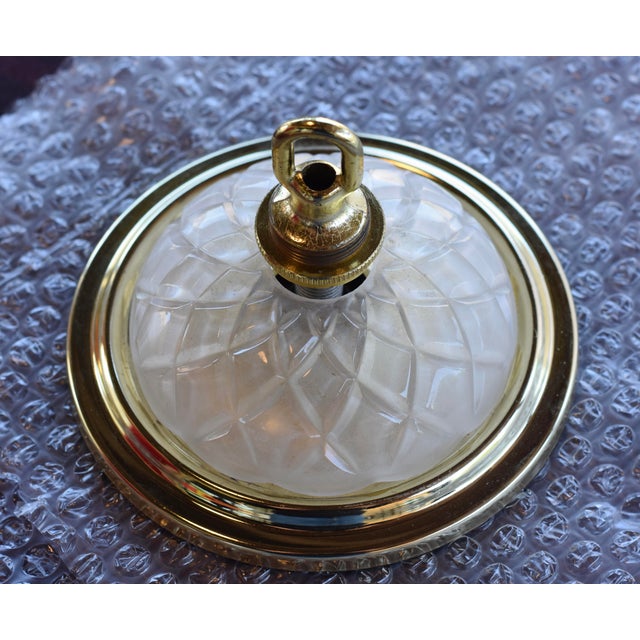 Brass 1980s Art Nouveau Schonbek Swarovski Primrose Crystal 14 Light Chandelier For Sale - Image 8 of 11