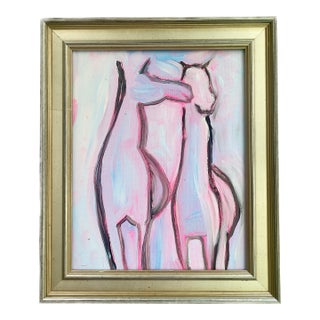 Framed Equestrian Oil Painting by Heather Dawn Batchelor For Sale