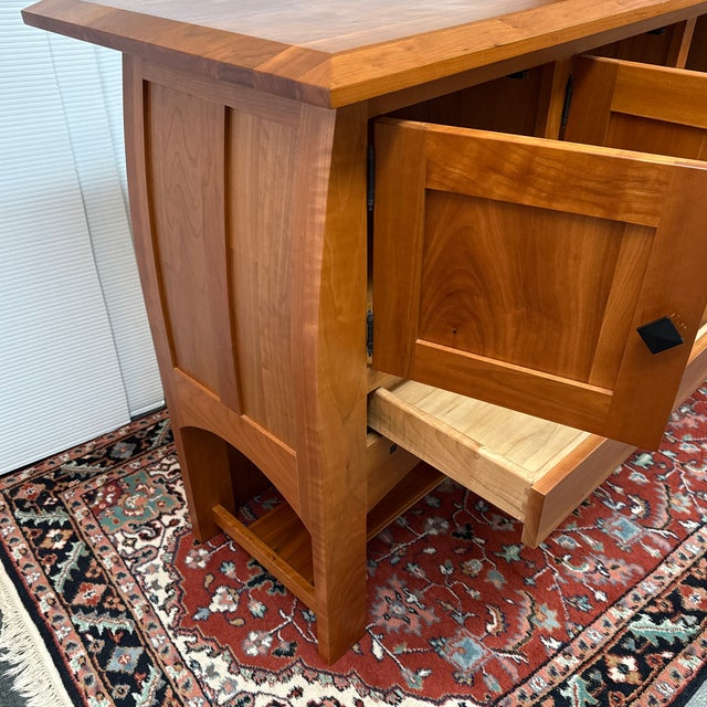 Simply Amish Aspen Open Sideboard For Sale - Image 10 of 12