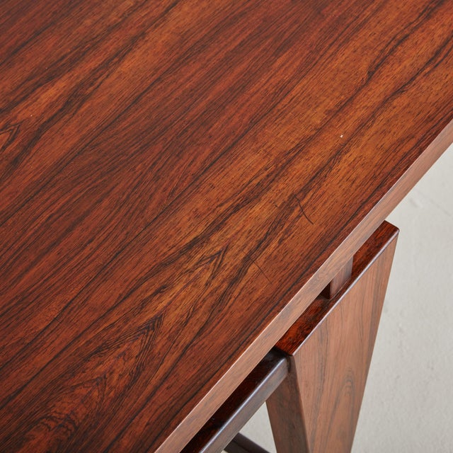 Mid-Century Modern Model ML 115’ Rosewood Coffee Table Attributed to Illum Wikkelsø For Sale - Image 3 of 11