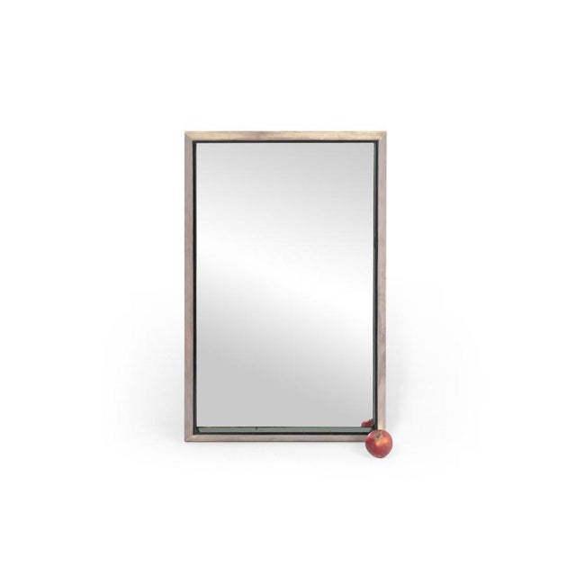1960s Polished Metal Mirror by Max Ingrand for Fontana Arte, 1960s For Sale - Image 5 of 8