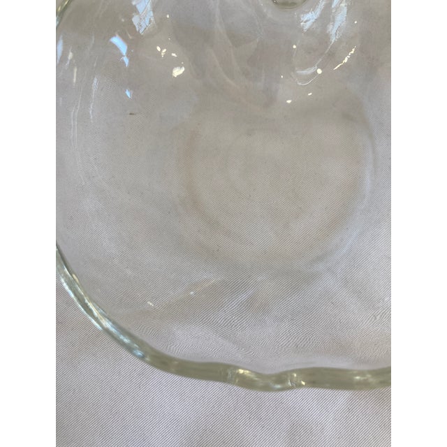 Vintage Anchor Hocking Clear Glass Apple Bowls, Set of 6 For Sale - Image 9 of 11