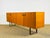 Black Scandinavian Teak Sideboard with Metal Sled-Style Legs, 1960 For Sale - Image 8 of 15