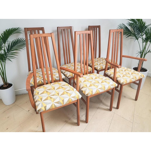 Vintage Dining Chairs by Neil Morris for Morris of Glasgow, 1960s, Set of 6 For Sale - Image 6 of 18