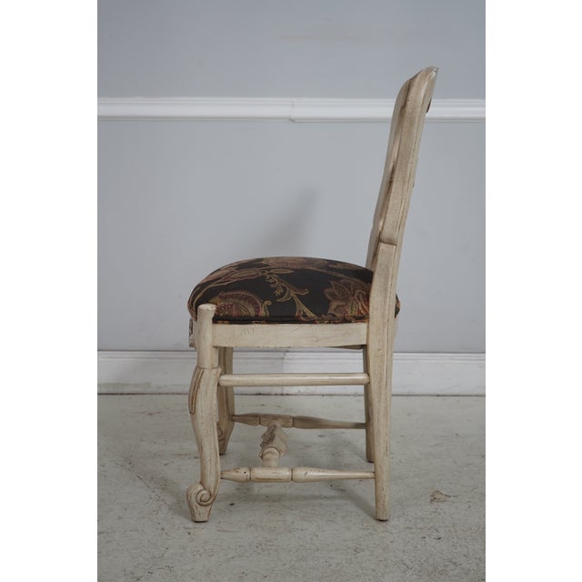 French Country Set of 4 Country French Dining Room Chairs For Sale - Image 3 of 18