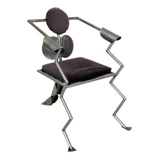 Vintage German Armchair, 1980s For Sale