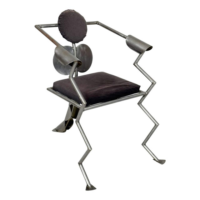 Vintage German Armchair, 1980s For Sale