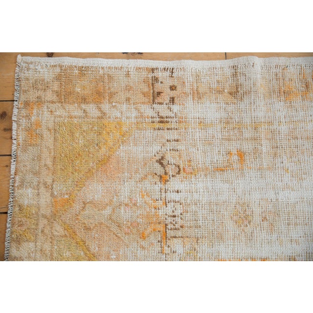 1940s Vintage Distressed Oushak Rug - 2'7" x 4'2" For Sale - Image 5 of 7