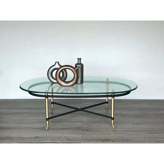 Italian Late 20th Century Black and Gold Italian Coffee Table For Sale - Image 3 of 12