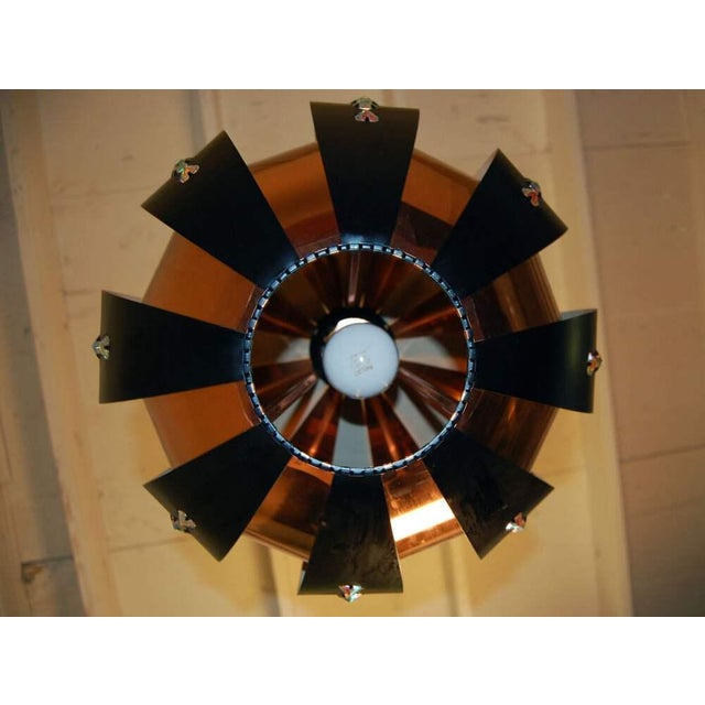 Copper Werner Schou Mid-Century Modern Coronell Globe Pendant Ceiling Fixture For Sale - Image 8 of 8