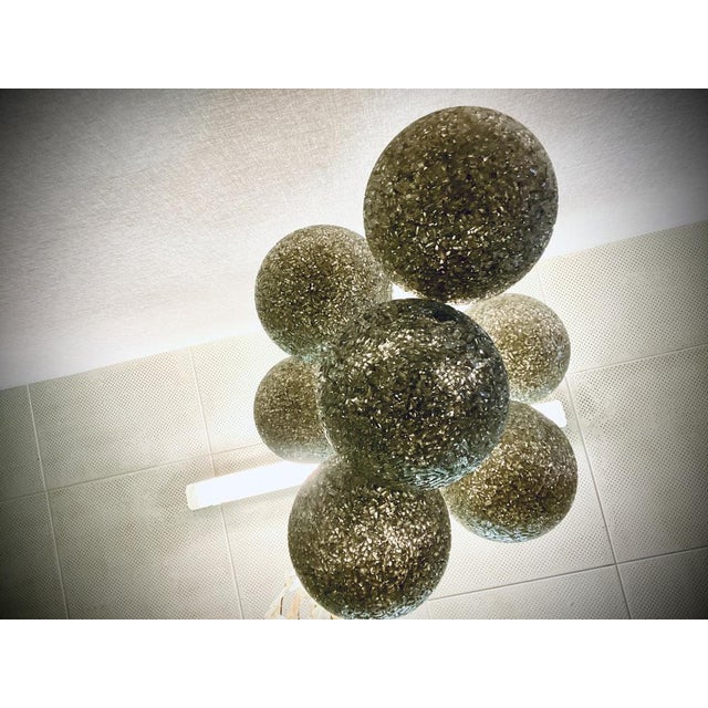 Mid-Century Cascade Lamp in Teak & Granules Balls, 1970s For Sale - Image 12 of 17