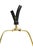 Metal Dale Tiffany Spotted Owl Amber Art Glass Floor Lamp With Dual-Light Night Light Feature For Sale - Image 7 of 8
