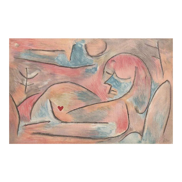 Paul Klee Lithograph Winter Verve 1938 For Sale