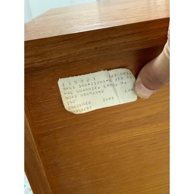 Dyrlund Dyrlund Danish Teak Credenza, Circa 1985 For Sale - Image 4 of 12