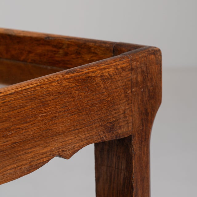 Wood French Oak Bar Cart, Antique, France, Circa 1940 For Sale - Image 7 of 13