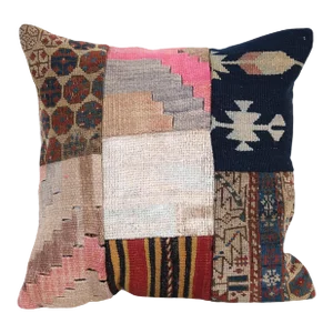 Turkish Kilim Patchwork Cushion