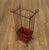 Vintage Wrought Iron Umbrella Stand with Red Liner For Sale - Image 14 of 18