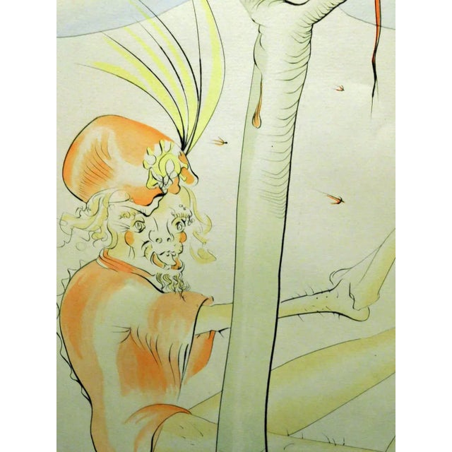 Salvador Dali "Le Singe Et Le Leopard"unframed Authentic Artwork For Sale In Denver - Image 6 of 7