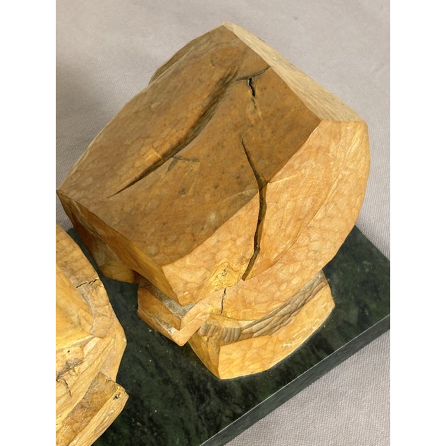 Wooden Sculpture by Luigi Nervo, 1973 For Sale - Image 14 of 17