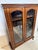 Victorian Adjustable Shelf Mahogany Bookcase with Glass Double Doors, 1850 For Sale - Image 4 of 15