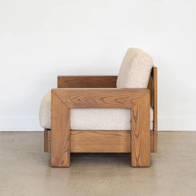 1970s 1970s Solid Wood Club Chair For Sale - Image 5 of 13