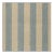 Schumacher Augustin Linen Stripe Fabric in Denim / Linen For Sale