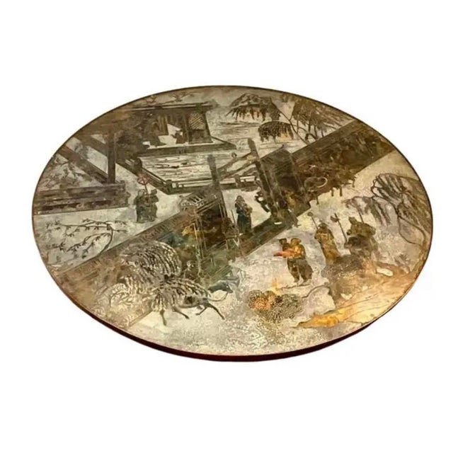 Mid 20th Century Philip and Kelvin Laverne "Chan" Circular Cocktail Table For Sale - Image 5 of 12