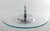Tray for serving hors d'oeuvres or cheese, designed by Christofle Studio in the post-1940 period, following Art Deco...