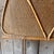 Cane Petal Single Bead Headboard For Sale - Image 3 of 8