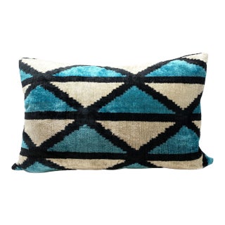 Baleine Ikat Lumbar Pillow For Sale