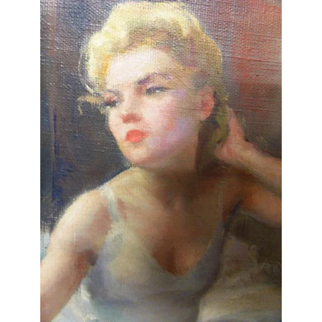 Antique Painting by Madeleine Plantey For Sale - Image 6 of 9