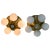 Gold Mid-Century Modern Wall Lights from Elektroinstala Decin, 1970s, Set of 2 For Sale - Image 8 of 8