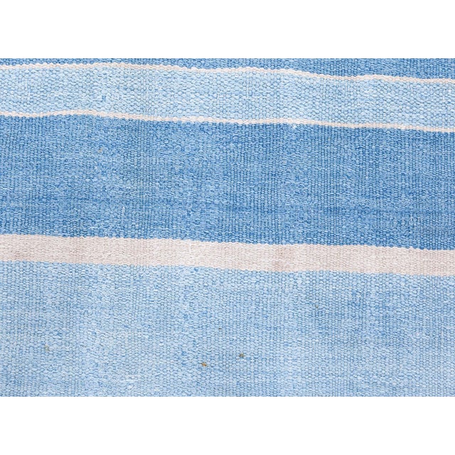 Vintage Indian Dhurrie Rug Doris Leslie Blau For Sale - Image 4 of 9