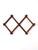 Wood Vintage Wooden Accordion Wall Rack For Sale - Image 7 of 15