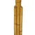 Large Standing Rattan Coat Rack in Brass, 1970s For Sale - Image 6 of 14