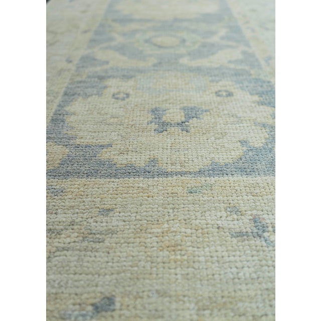 Turkish Oushak Rug 2'2"x 5'10" #19430 For Sale - Image 4 of 8
