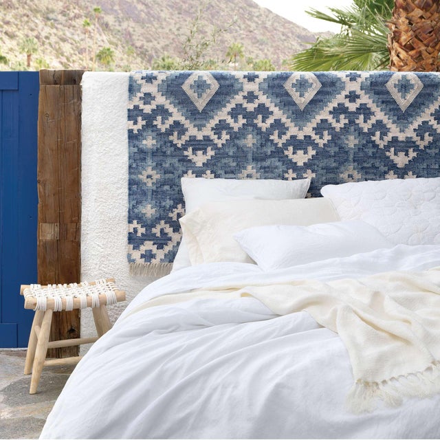 Contemporary Dash & Albert by Annie Selke Marmara Kilim Woven Cotton Rug, 7' 6" x 9' 6" For Sale - Image 3 of 4