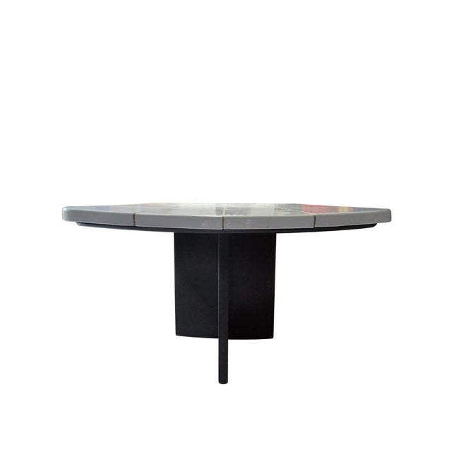Italian Ceramic and Metal Table, 1970s For Sale - Image 13 of 16
