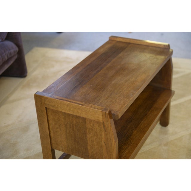 Wood Side Table by Guillerme et Chambron for Votre Maison, 1950s For Sale - Image 7 of 10
