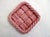 Pink Earthenware Bottle Coasters with Braided and Twisted Details from Vallauris, 1950s, Set of 2 For Sale - Image 4 of 10
