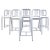Set of Six Emeco Navy Counter Stools in Brushed Aluminum For Sale - Image 13 of 13