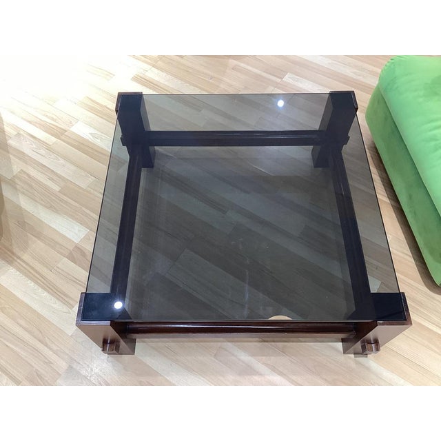 Brown Model 2461 Coffee Tables in Wood from Fontana Arte, 1960s, Set of 2 For Sale - Image 8 of 11
