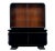 Art Deco Black Lacquered Glazed Cabinets, 1930, Set of 2 For Sale - Image 9 of 13