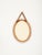 Oval Mirror with Chain in Curved Rattan and Bamboo by Franco Albini, Italy, 1960s For Sale - Image 10 of 12