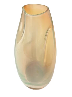 Supernova IV Amber Iridescent XL Vase by Simone Lueling for ELOA