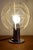 Acrylic/nylon thread table lamp by Paul Secon for Sompex - this spherical lamp has a spherical shape with a chrome-plated...