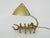 Brutalist Golden Scorpion Lamp, 1980s For Sale - Image 4 of 11