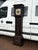 Wood 8 Day Longcase Clock in Carved Oak Case For Sale - Image 7 of 14