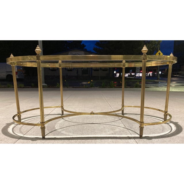 Maison Baguès Manner of Jansen Coffee Table in Maison Baguès France For Sale - Image 4 of 13